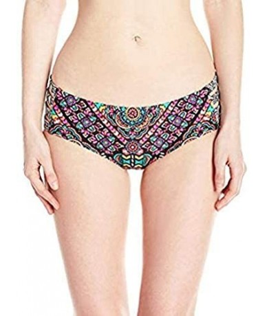 Tankinis Women's Kahina Side Strap Cheeky Bikini Bottom Swimsuit - Amina Mosaic - C012N74Q4UR $49.09