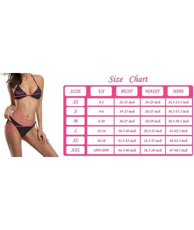 Sets Women's American Flag Graphic Sexy Triangle Bikini Swimsuits Beachwear Bathing Suit 2PCS - British Flag - C018T5O30TK $4...