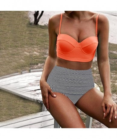 Racing Womens Vintage Swimsuits High Waisted Bikini Two Piece Bathing Suits Women Teen Girls Bohemia Set Swimsuit Swimwear - ...