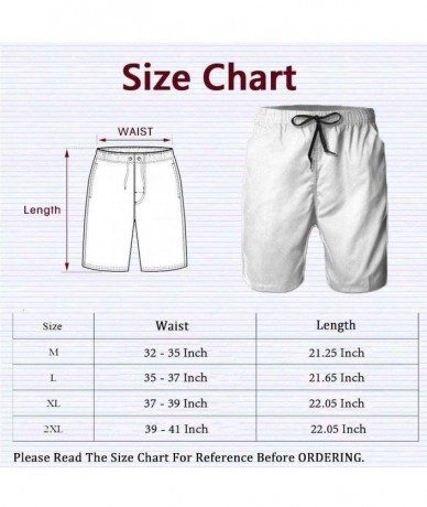 Board Shorts Men's Beach Shorts Geometric Pattern Grid 2 Swim Trunks - Style07 - C8190S93G2M $45.08