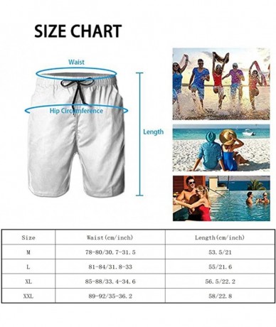 Board Shorts Casual Men Beach Shorts Swim Trunks Quick Dry Half Pants - Vintage Retro Skull Greaser Badge - Skull Smoke Canna...