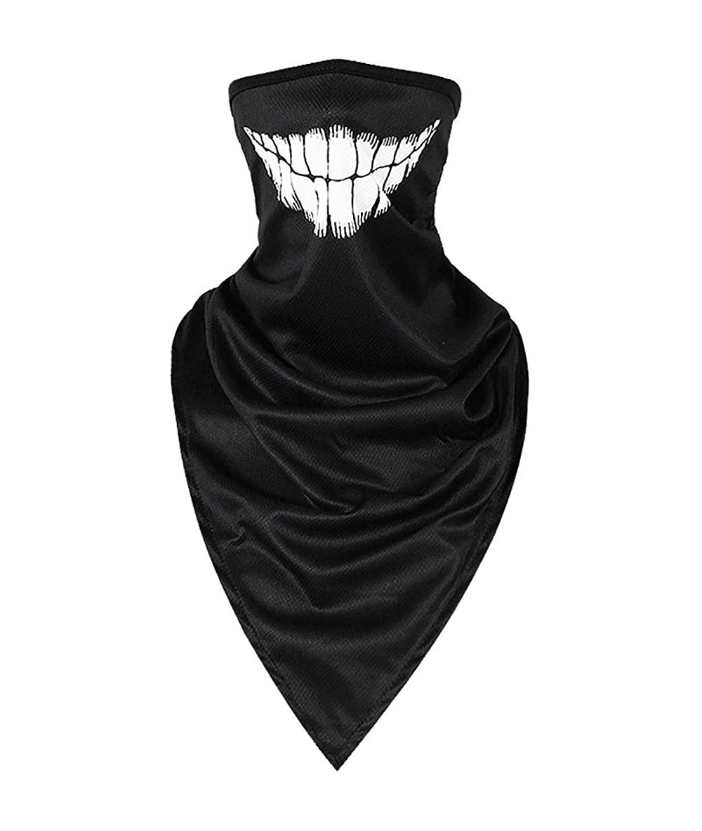 Cover-Ups 3D Printing Bandana for Outdoor Face Cover Dust Wind UV Sun Neck Gaiter Tube Cover Headwear - E - CZ197QA9MA0 $19.56