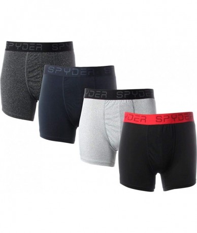 Briefs Spyder Performance Boxer Briefs with Pro-Mesh Panels- 4 Pack- Odor Control- Fast Dry- Wicking Moisture - CU193HL6XX0 $...