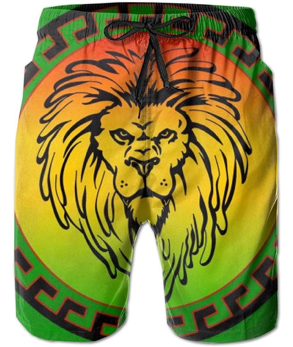 Board Shorts Men's Swim Trunks Quick Dry Beach Swim Shorts with Pockets Bathing Suits (Retro Tie Dye Octopus Design) - Rasta ...