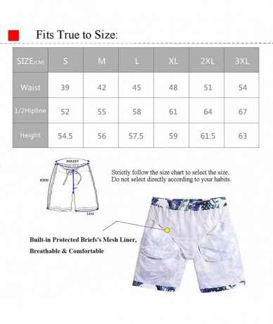 Trunks Men's Camouflage Printing Quick Dry Beach Board Shorts Swim Trunks - Rainbow Plaid - CN18OWMMM59 $46.47