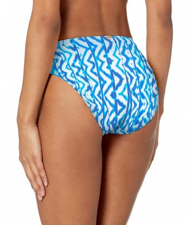 Tankinis Women's Basic Mid Rise Bikini Bottom Swimsuit - Aquarius - CD18Q75MG3R $42.76