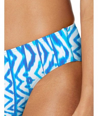 Tankinis Women's Basic Mid Rise Bikini Bottom Swimsuit - Aquarius - CD18Q75MG3R $42.76