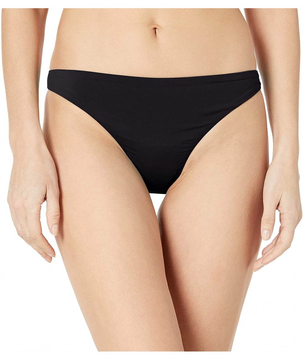 Tankinis Women's Hipster Bikini Swimsuit Bottom - Black - CR18ZML7D36 $58.93