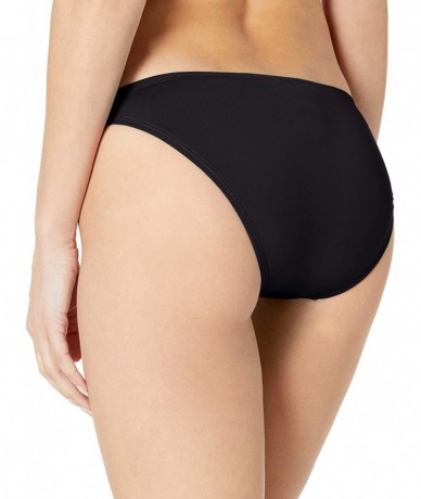 Tankinis Women's Hipster Bikini Swimsuit Bottom - Black - CR18ZML7D36 $58.93