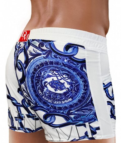 Board Shorts Men's Swimwear - Fashion Swim Shorts Collection - Lord Blue - CS18687QSDS $77.38