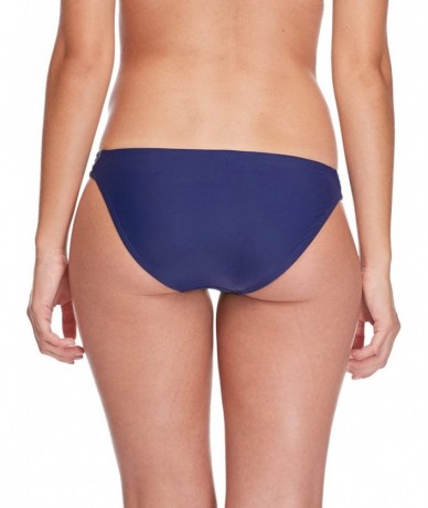 Sets Women's Smoothies Flirty Surf Rider Solid Bikini Bottom Swimsuit - Midnight - C912706I5GT $78.70