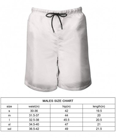 Trunks Comfortable Classic Fit Swim Trunks for Men and Big Boys- Black Mouth Skull Lip Short Pants Quick-Dry - White Black Pi...