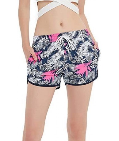 Board Shorts Baseball National Player Women's Board Shorts Beachshort Quick Dry Swim Slim Trunks with Side Pockets - Zodiac C...