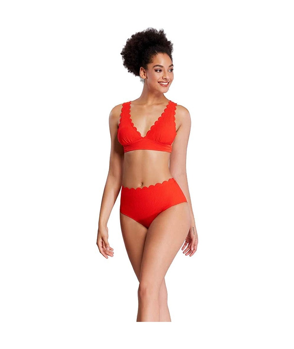 Sets Swimsuits for Women High Waisted Bikini Sexy Two Piece Bathing Suits Tummy Control Swimwear - 9091red - CK19CL4NLXG $46.06