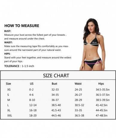 Sets Women's Triangle Bikini Swimsuits Sexy Two Piece Swimwear Set Swimming Bikini Sets - Color10 - CQ190E5DN0M $46.95