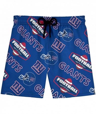 Board Shorts Men's 3D Digital Print Summer Holiday Quick-Drying Swim Trunks Beach Shorts Board Shorts - New York Giants - CY1...