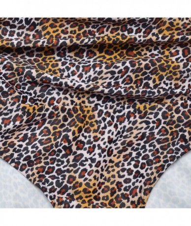 Bottoms Maternity Swimsuits Bottoms High Waisted Bikini Bottom Swimwear Briefs - Leopard Print - C91970K69WW $37.78