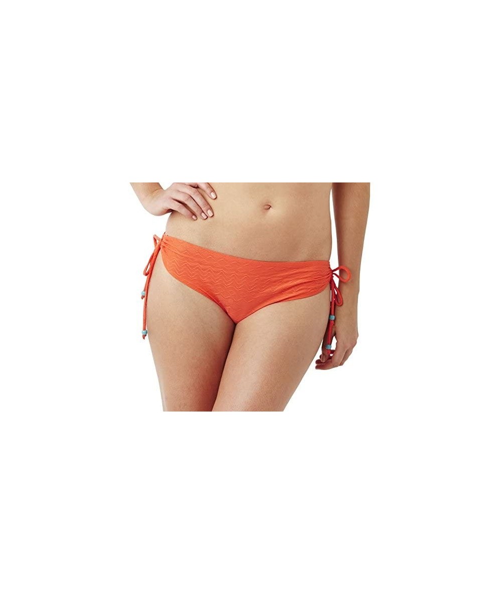 Tankinis Women's Matilda Drawside Swim Brief (CW0087) - Orange - CN11LDXBCJX $18.07