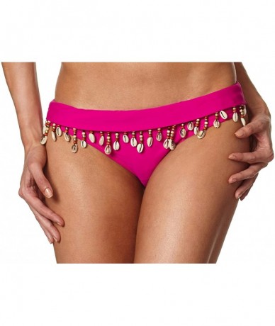 Bottoms Bikini Bottom with Swap & Swim Attachments - Crimson Red - C8129SFTUUZ $37.21