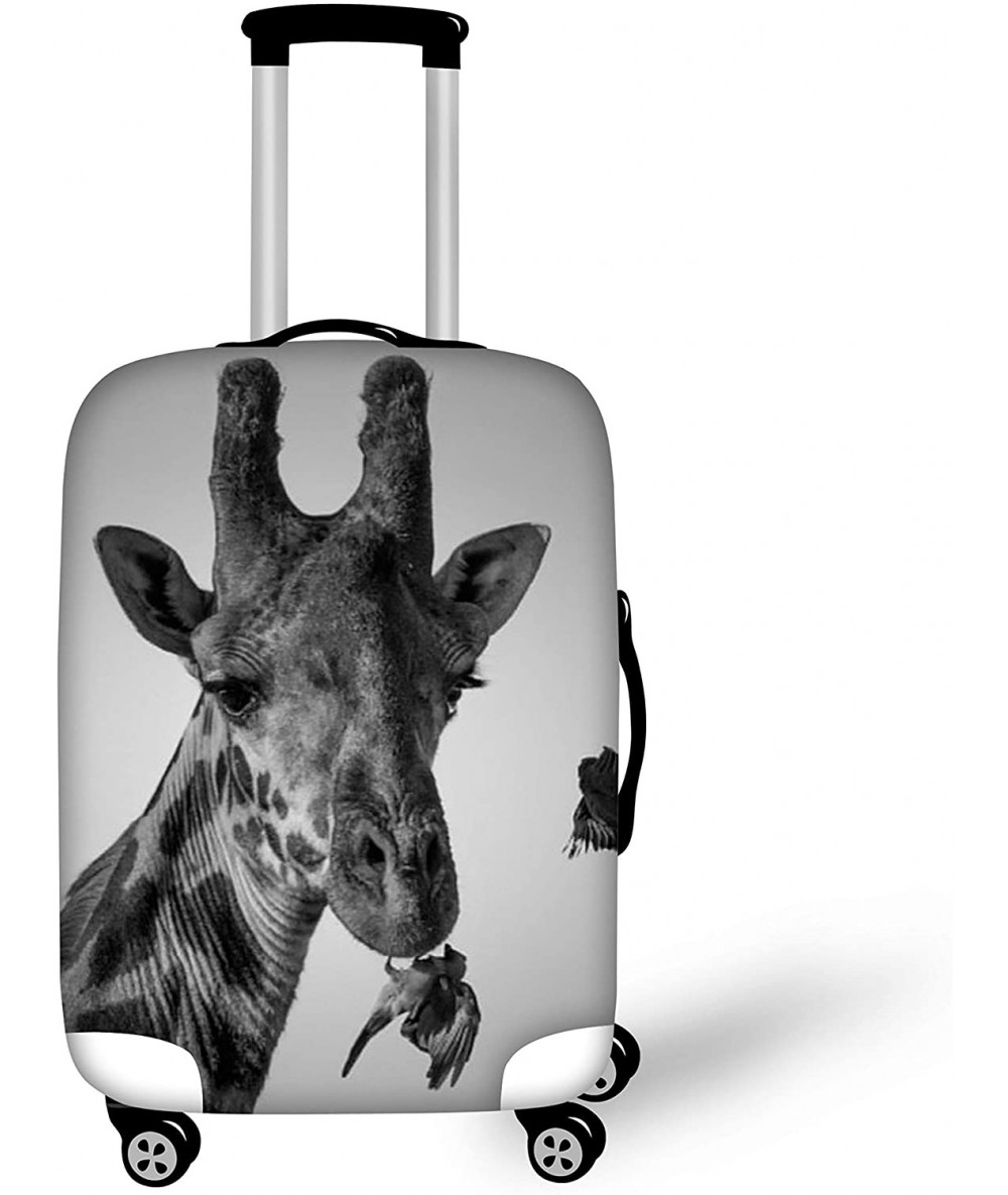 Cover-Ups Travel Suitcase Protective Covers Funny Animals Giraffe Print Luggage Cover for 26-28inch - Giraffe - CF18YQ3IGDZ $...