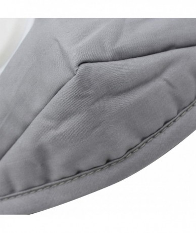 One-Pieces Unisex Adults 1 Cotton Mouth Cover Solid Color Design with 10 Pieces Pads for Women Men - Grey - CR19D0NSEQ2 $28.82