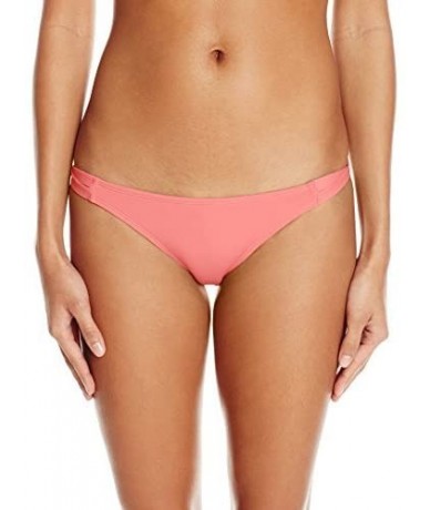 Bottoms Women's Mila Mid Rise Bikini Bottom Swimsuit - Flavors Watermelon - CQ1203QP5TX $28.78