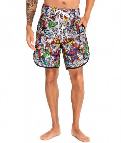 Trunks Our Universe Marvel The Avengers Comic Book Swim Trunks - C118OX28RXW $37.45