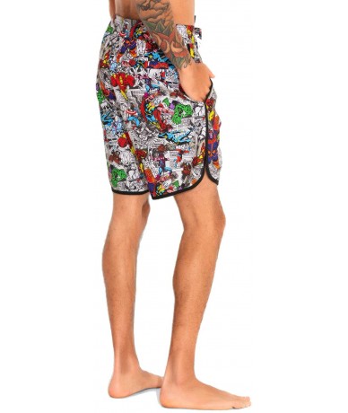 Trunks Our Universe Marvel The Avengers Comic Book Swim Trunks - C118OX28RXW $37.45