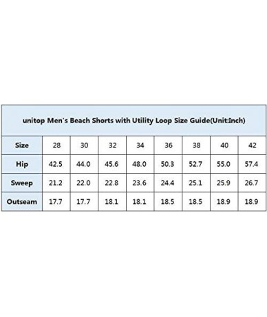 Trunks Men's Swim Trunks Classical Volley Board Shorts Colorful Pattern with Mesh Lining - Blue&pink-247 - CN18U6E0D2U $36.34