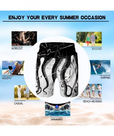 Board Shorts Extreme Comfort Swim Trunks Big &Tall Half Pants for Men Boy Fast Dry Sportwear - Boxer Dog Dog Lover - CP18QCWZ...