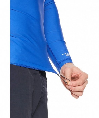 Rash Guards Men's Lido Solid Long Sleeve Rashguard- Royal- Large - CO18L3IOS4W $57.60