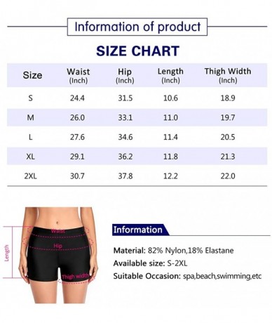 Tankinis Women Swim Shorts Board Shorts Swim Bottom Solid Swimwear Briefs - Army Green - C919CS4KZN4 $28.48