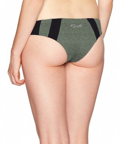 Bottoms Women's Mirage Active Luxe Hipster Bikini Bottom - Army - C9183408K9O $71.22