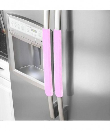 Tankinis A Pair Refrigerator Handle Cover Kitchen Appliance Refrigerator Cover - Pink - CR18SOD0SLX $19.54