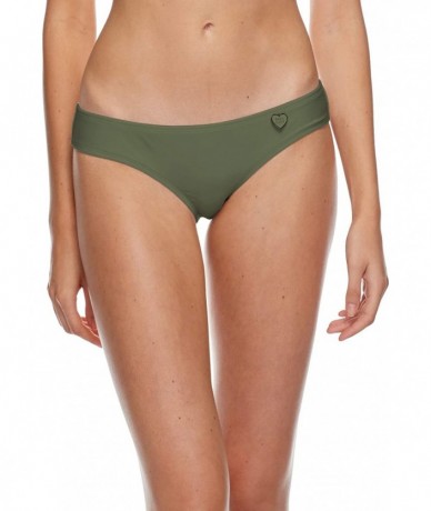 Tankinis Women's Smoothies Eclipse Solid Surf Rider Bikini Bottom Swimsuit - Smoothies Cactus - CF18HW2E67Z $59.55