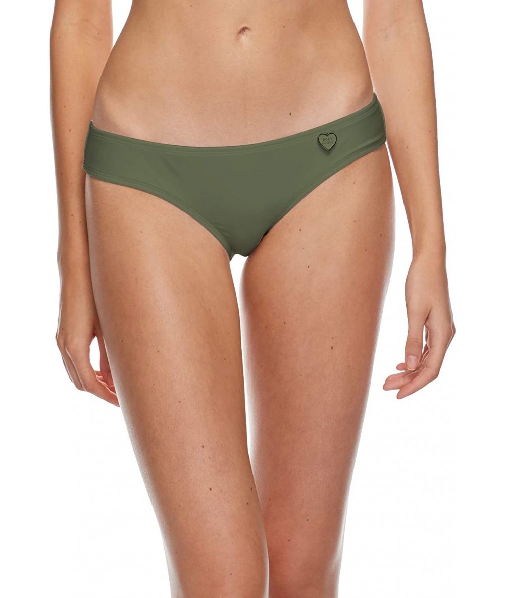 Tankinis Women's Smoothies Eclipse Solid Surf Rider Bikini Bottom Swimsuit - Smoothies Cactus - CF18HW2E67Z $59.55