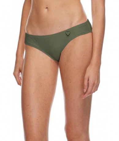 Tankinis Women's Smoothies Eclipse Solid Surf Rider Bikini Bottom Swimsuit - Smoothies Cactus - CF18HW2E67Z $59.55