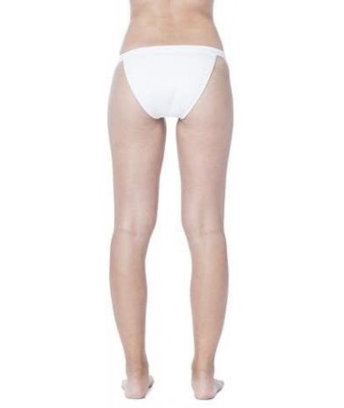 Tankinis Women's Banded Hipster Bikini Swimsuit Bottom - White - C3189ZQ2TTW $25.37