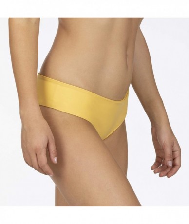 Tankinis Women's Quick Dry Hipster Bikini Bottom - Topaz Gold - CN18AQQ6RAA $63.47