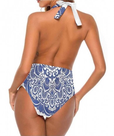 Cover-Ups Super Cute Bikini Victorian- Damask Swirls Leaves for Bachelorette Party - Multi 21 - C019D6EKOCU $71.64