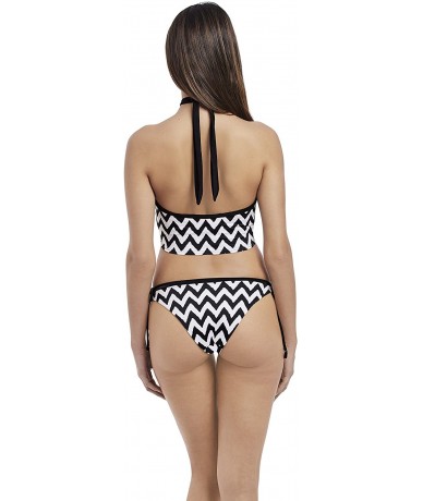 Tops Womens Making Waves Underwire Croptini - Black - CI1888O875R $46.57