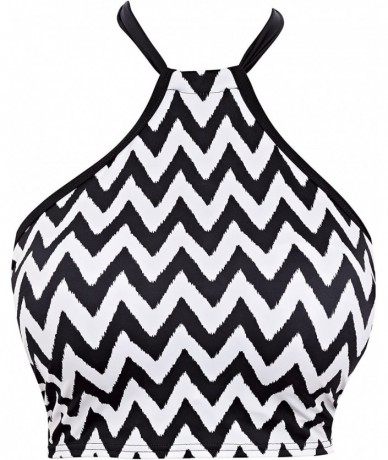 Tops Womens Making Waves Underwire Croptini - Black - CI1888O875R $46.57