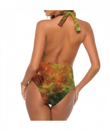 One-Pieces Landscape of Star Clusters (One Million Womens Bathing Suit Women Bikini XXL - Color 01 - CP190OK2XRI $72.61