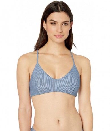 Sets Junior's Urbania Alani Halter Bikini Top - Wild Denim - CD18HW29IQY $61.13