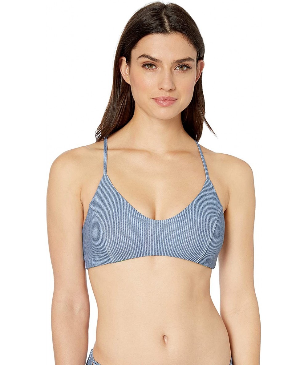 Sets Junior's Urbania Alani Halter Bikini Top - Wild Denim - CD18HW29IQY $61.13