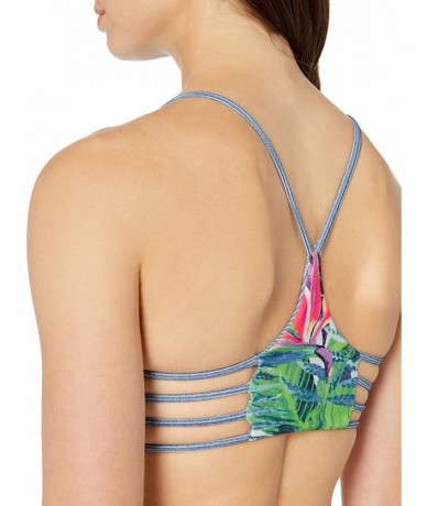 Sets Junior's Urbania Alani Halter Bikini Top - Wild Denim - CD18HW29IQY $61.13