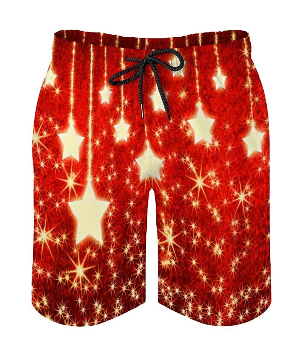 Board Shorts Monarch Butterfly Flower Full Wing Spread Lantana Men with Pocket Beach Pants - Style8 - CB19CMKSSY9 $39.78