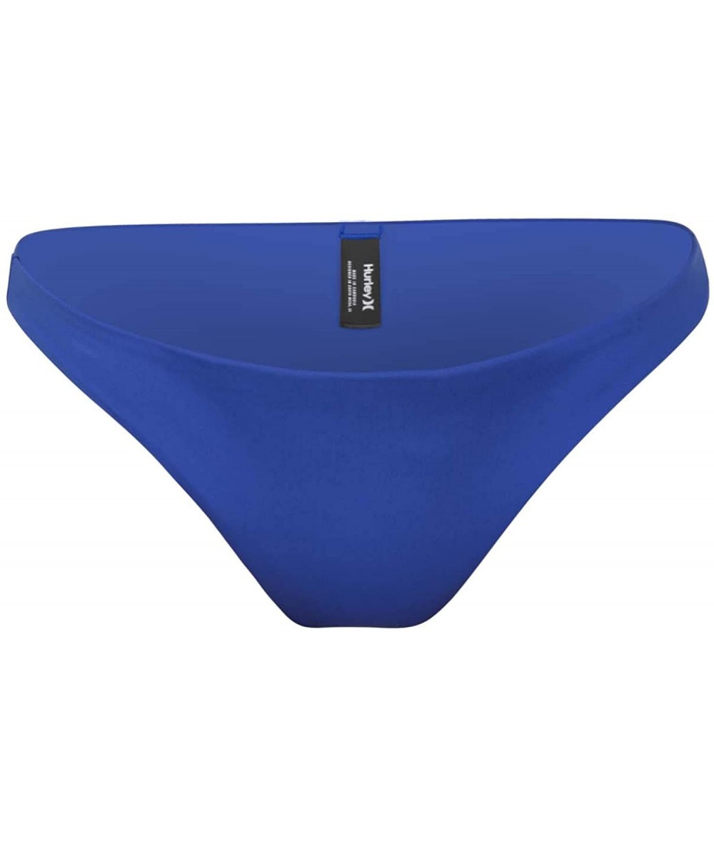 Tankinis Women's Quick Dry Commpression Mod Bikini Bottom - Racer Blue - CZ18WGYCXUW $51.34