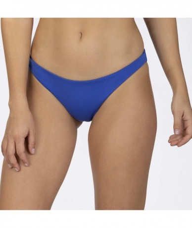 Tankinis Women's Quick Dry Commpression Mod Bikini Bottom - Racer Blue - CZ18WGYCXUW $51.34