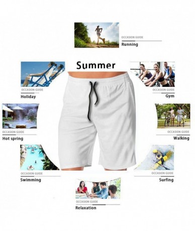 Board Shorts Manatee Men's Swim Trunks Beach Board Shorts Dry Quickly Bathing Suits - C519CYTCELA $60.36